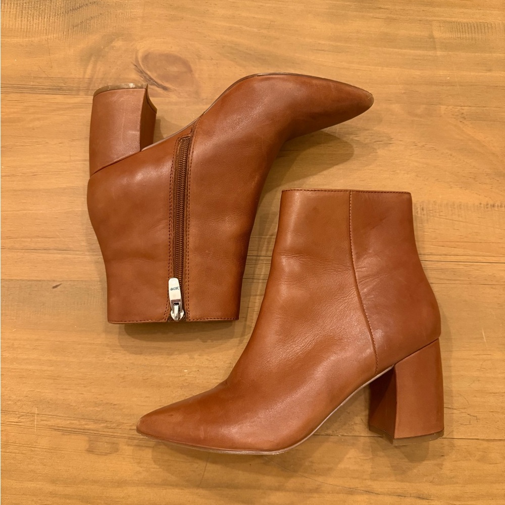 Steve Madden Tan Ankle Booties